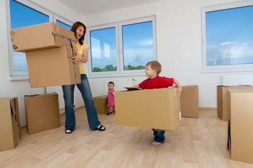 Packing and loading support for a home move in Dollishill