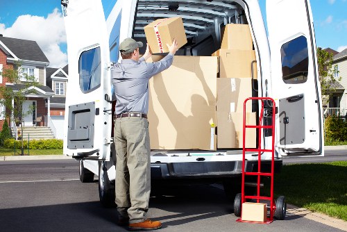 Business inventory stored safely in a Dollishill storage unit
