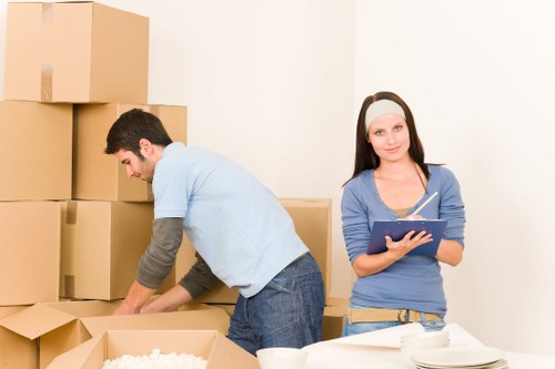 Clean and secure furniture storage solution in Dollishill